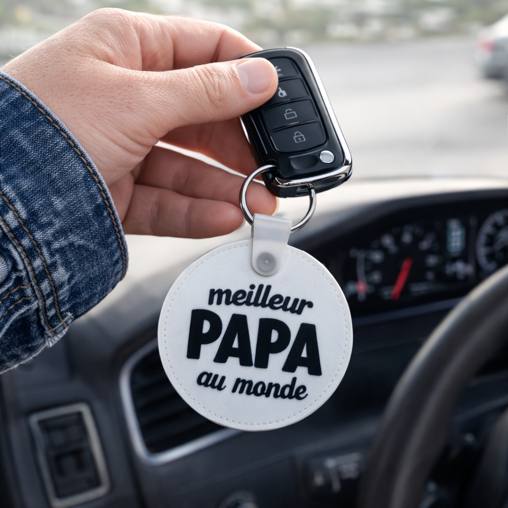 Porte clés meilleur papa au monde