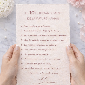 10 commandements de la future maman