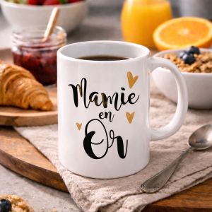 Mug mamie en or