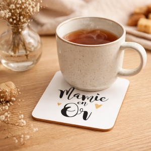 Dessous de verre Mamie en Or