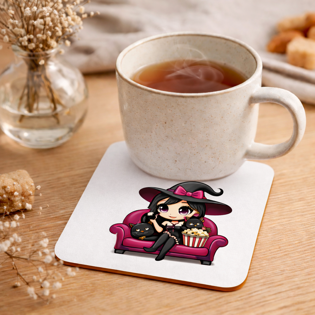 Dessous de verre chibi et chat
