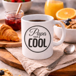 Mug papa trop cool