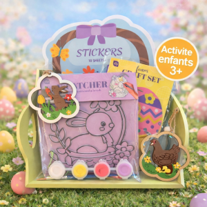 Coffret créatif de Pâques pour enfants