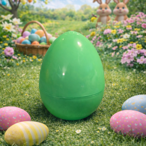 Oeufs vert avec chocolats à personnaliser