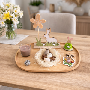 Plateau décoratif de Pâques