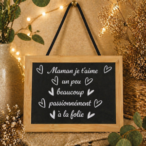 Ardoise décorative Maman je t’aime