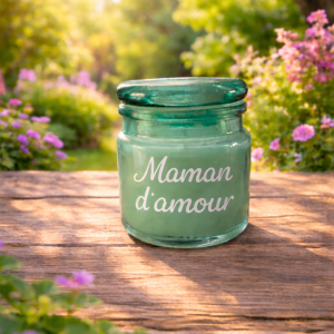 Bougie personnalisée maman - maman d'amour