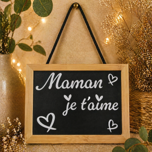 Ardoise décorative Maman je t’aime