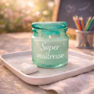 Bougie personnalisée super maitresse