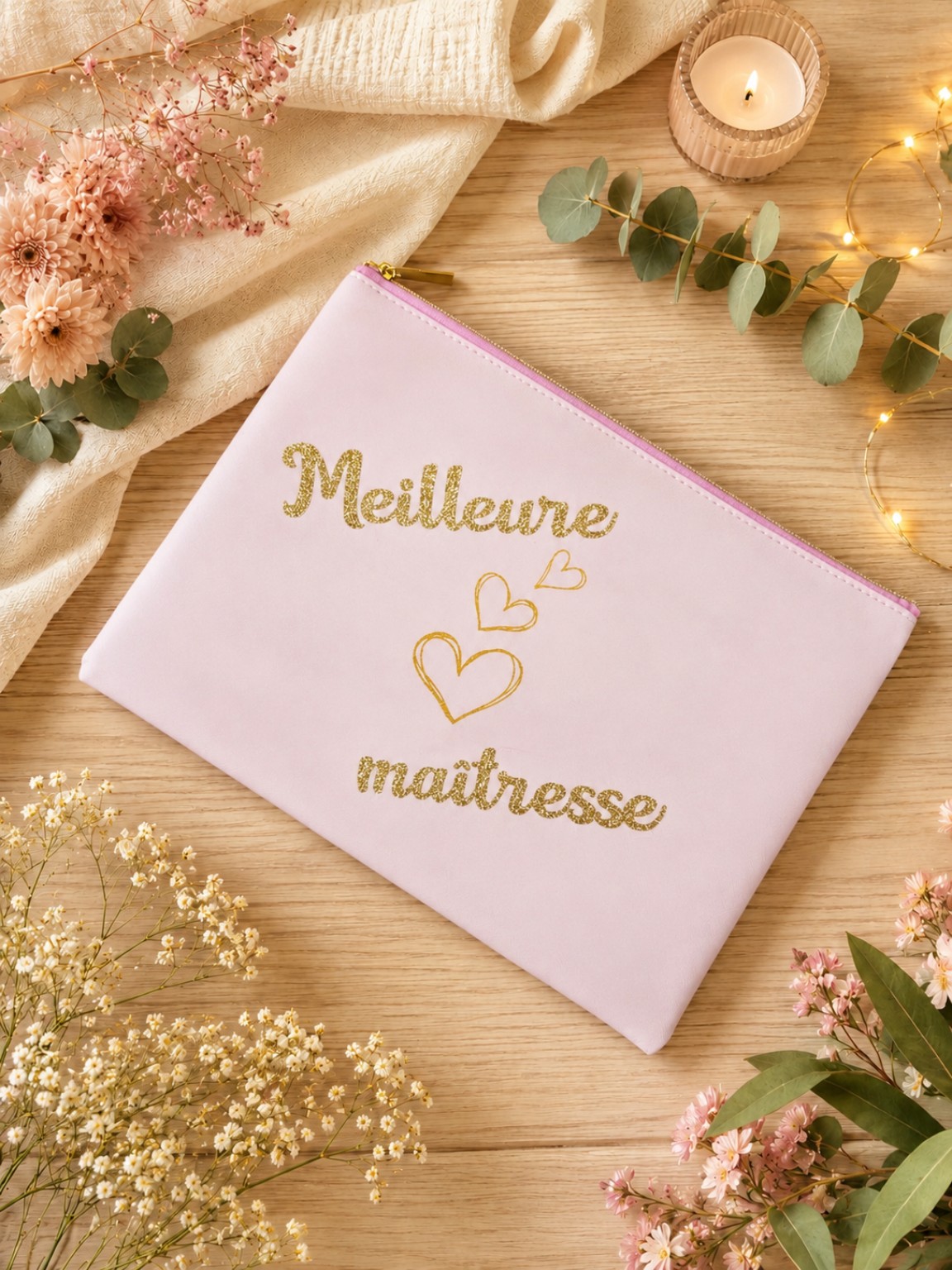 Pochette personnalisée meilleure maîtresse